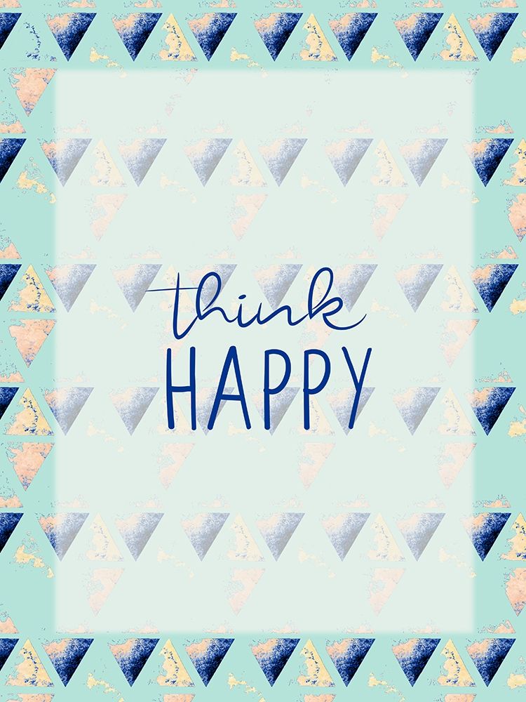 Think Happy art print by Kimberly Allen for $57.95 CAD
