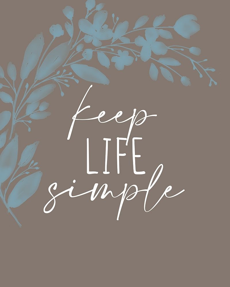 Keep Life Simple Branch art print by Kimberly Allen for $57.95 CAD