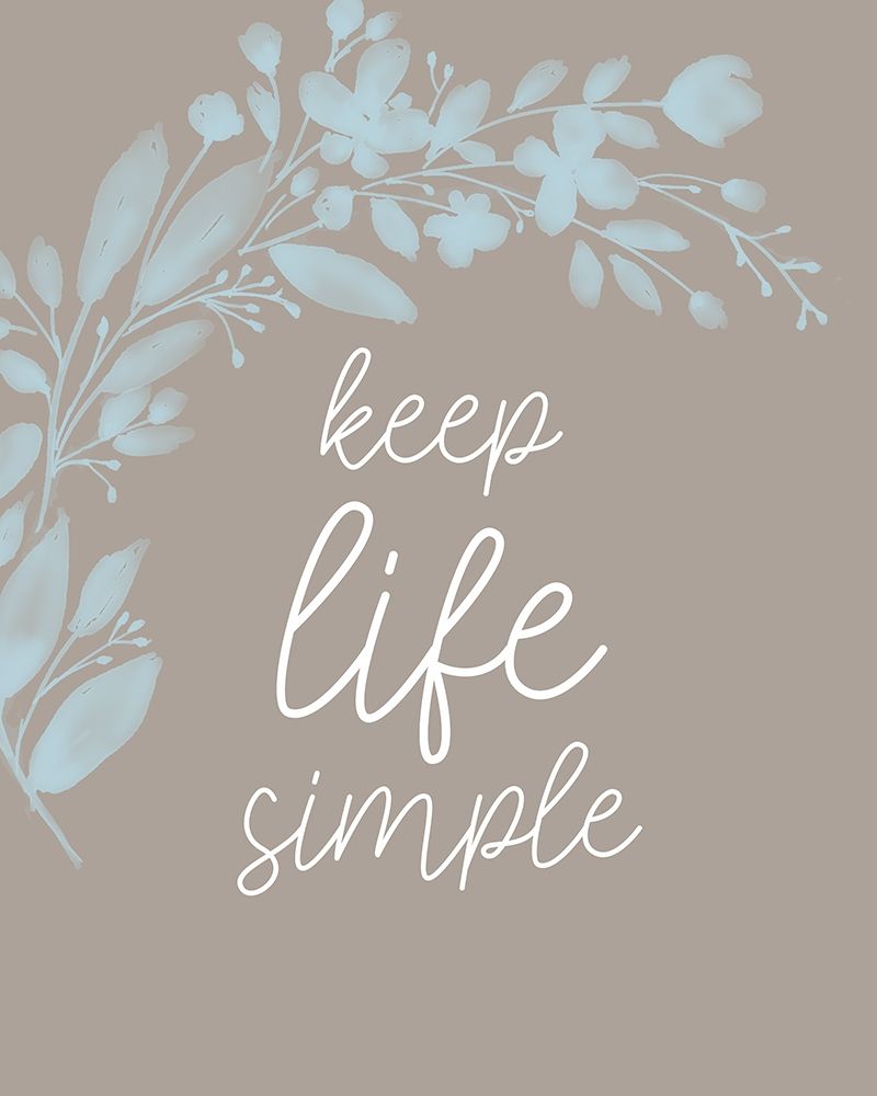 Keep Life Simple Branch V2 art print by Kimberly Allen for $57.95 CAD
