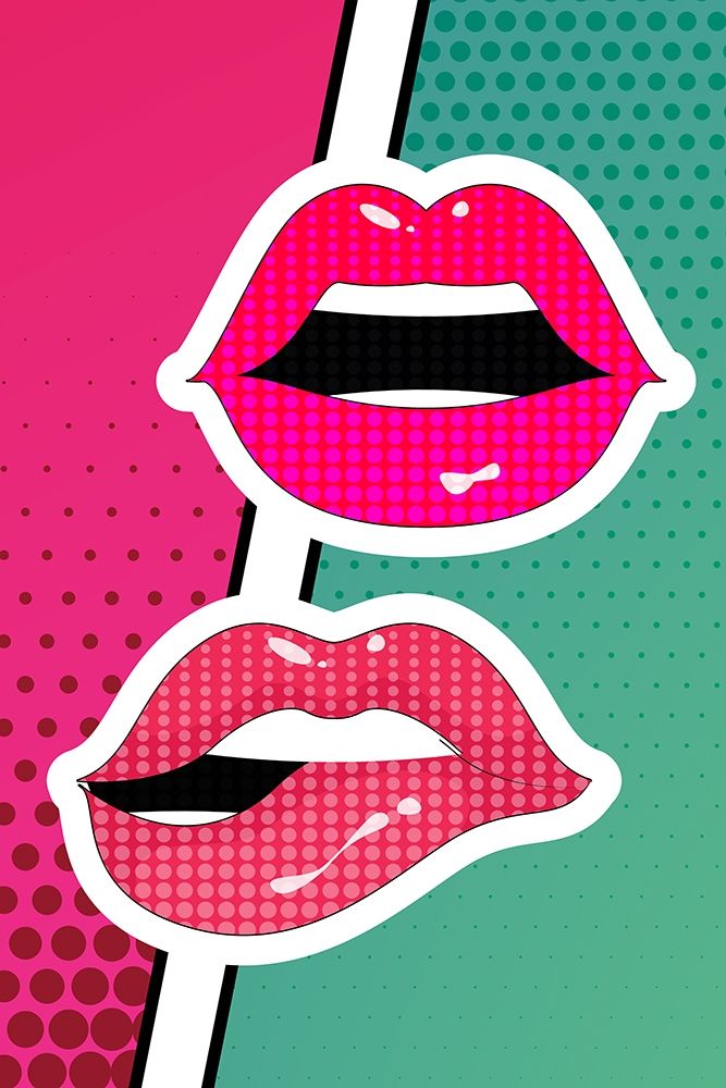 Pop Lips 2 art print by Kimberly Allen for $57.95 CAD