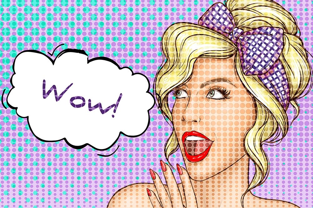 Wow 1 art print by Kimberly Allen for $57.95 CAD