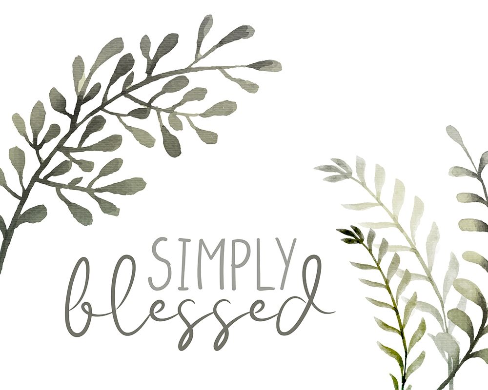 Simple Blessed Branches art print by Kimberly Allen for $57.95 CAD