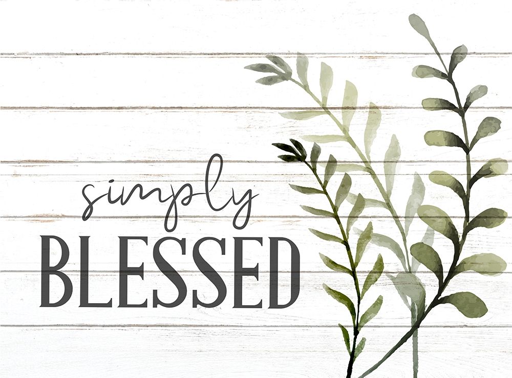 Simply Blessed Sage art print by Kimberly Allen for $57.95 CAD