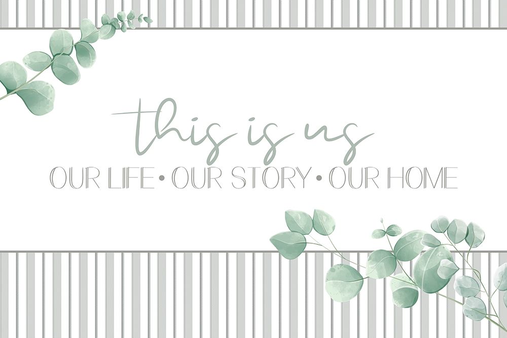 This is Us Stripes art print by Kimberly Allen for $57.95 CAD