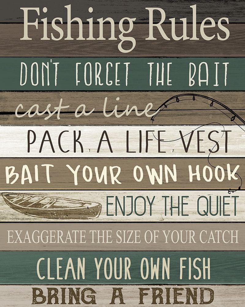 Fishing art print by Kimberly Allen for $57.95 CAD