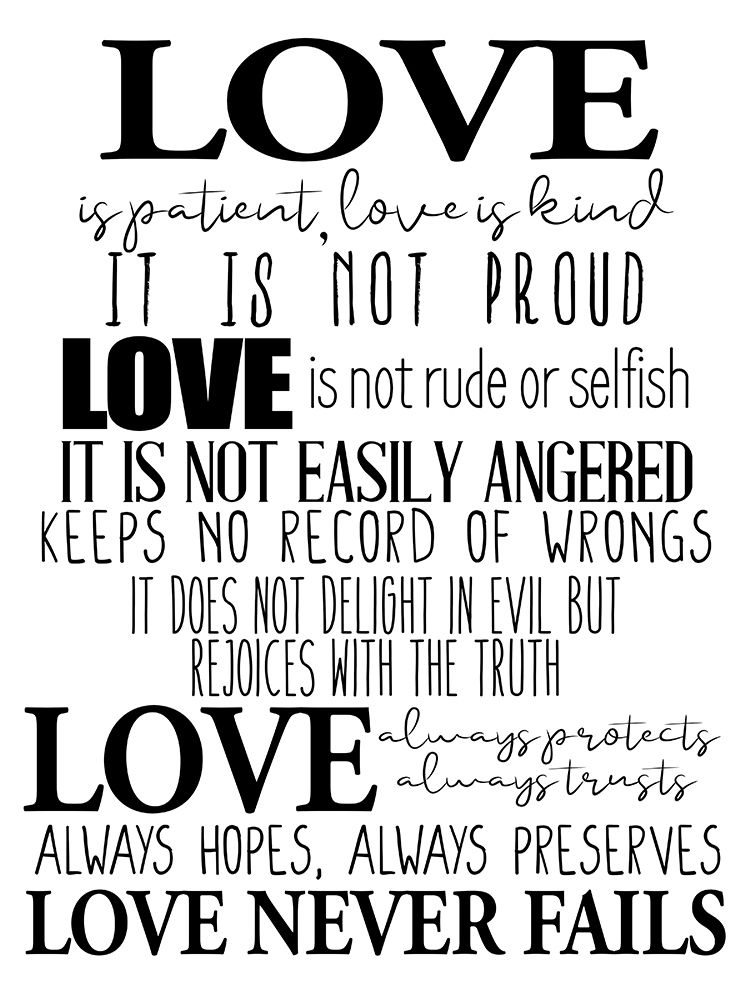Love Is BW art print by Kimberly Allen for $57.95 CAD