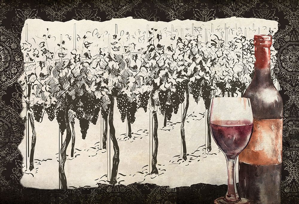 Vineyard View 7 art print by Kimberly Allen for $57.95 CAD