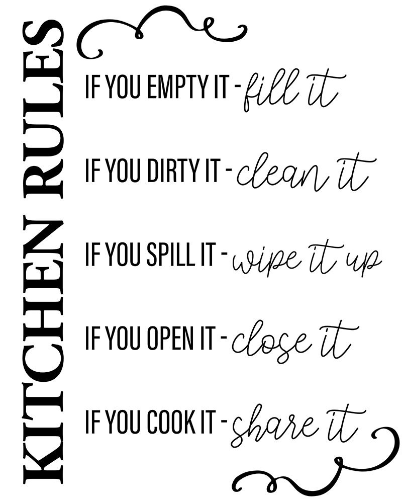 Kitchen Rules art print by Kimberly Allen for $57.95 CAD