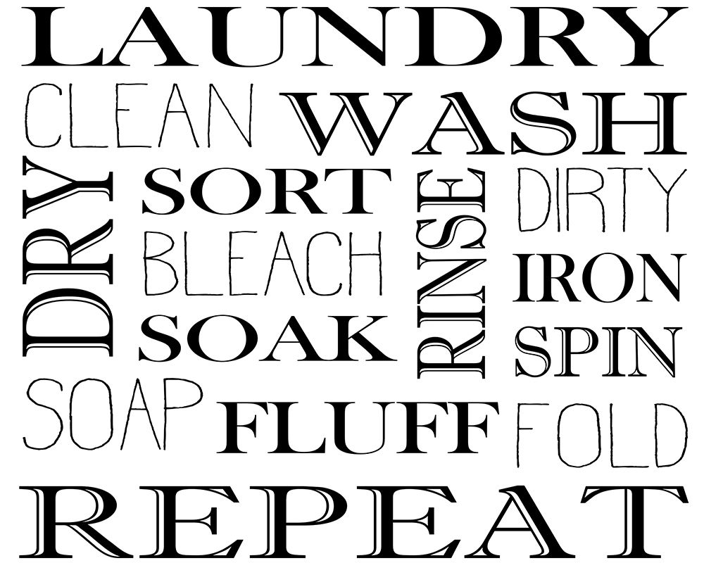 Repeat Laundry Horizontal art print by Kimberly Allen for $57.95 CAD