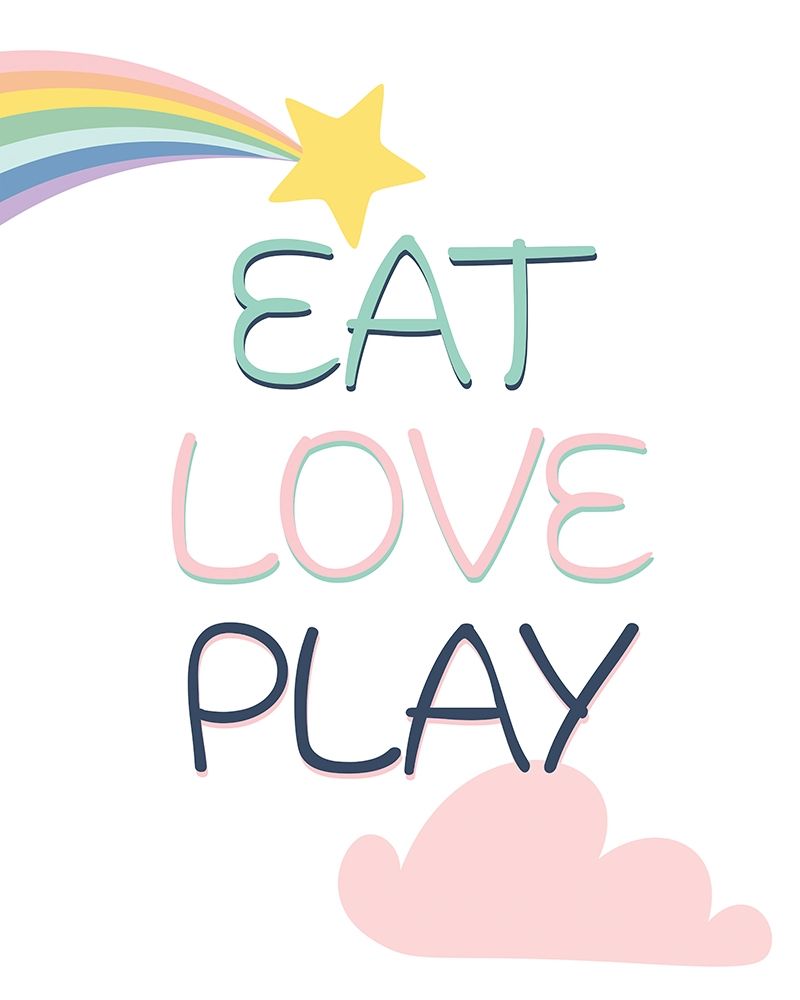 Eat Play Love 1 art print by Kimberly Allen for $57.95 CAD