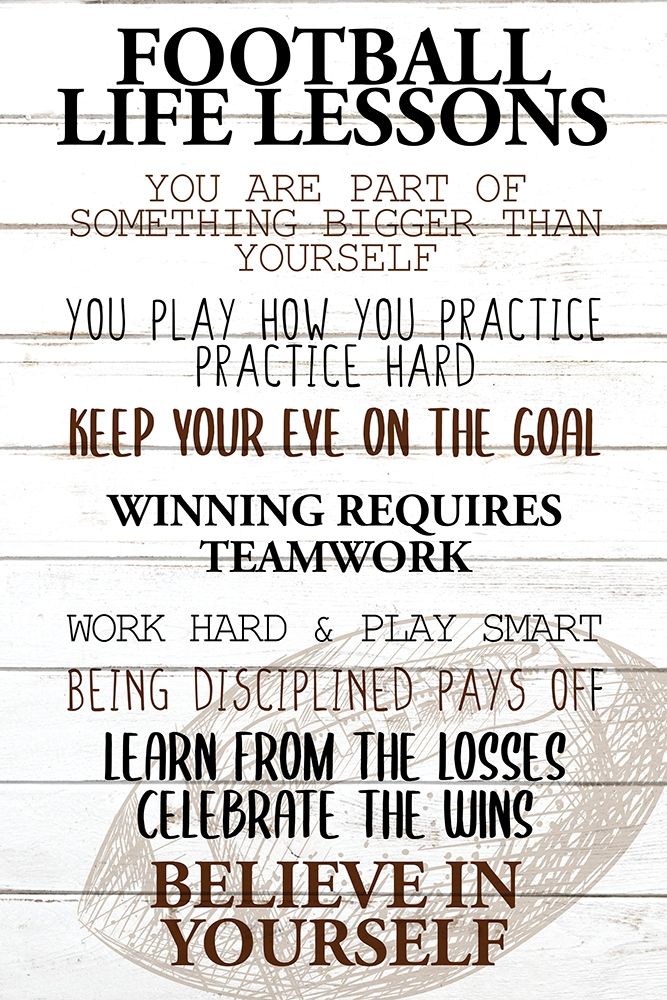 Football Life art print by Kimberly Allen for $57.95 CAD