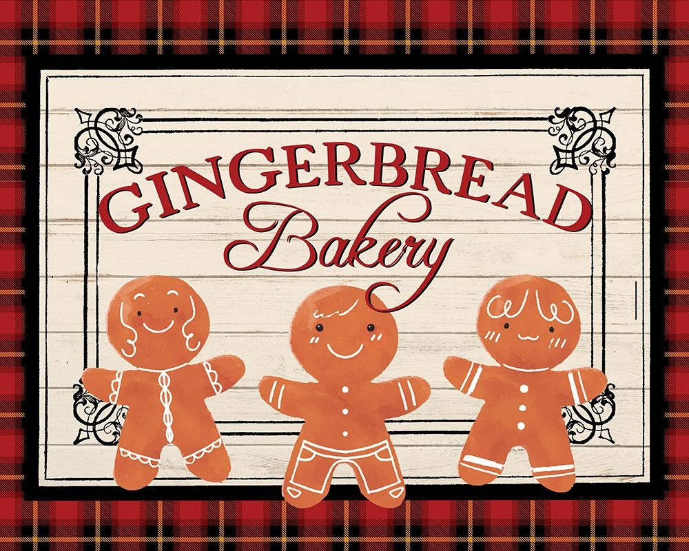 Gingerbread Bakery art print by Kimberly Allen for $57.95 CAD