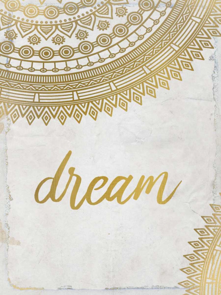 Wander Henna Gold 1 art print by Kimberly Allen for $57.95 CAD