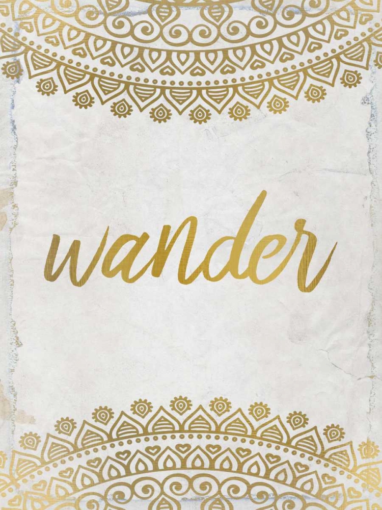 Wander Henna Gold 2 art print by Kimberly Allen for $57.95 CAD