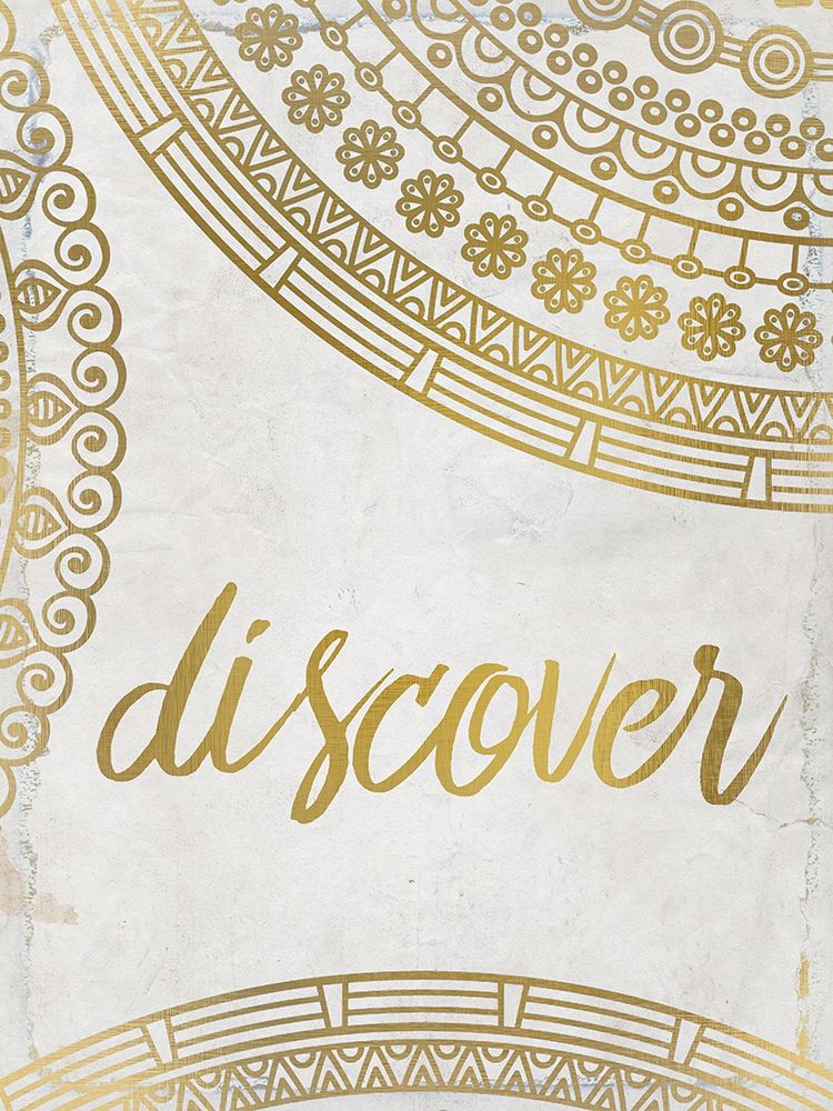 Wander Henna Gold 5 art print by Kimberly Allen for $57.95 CAD