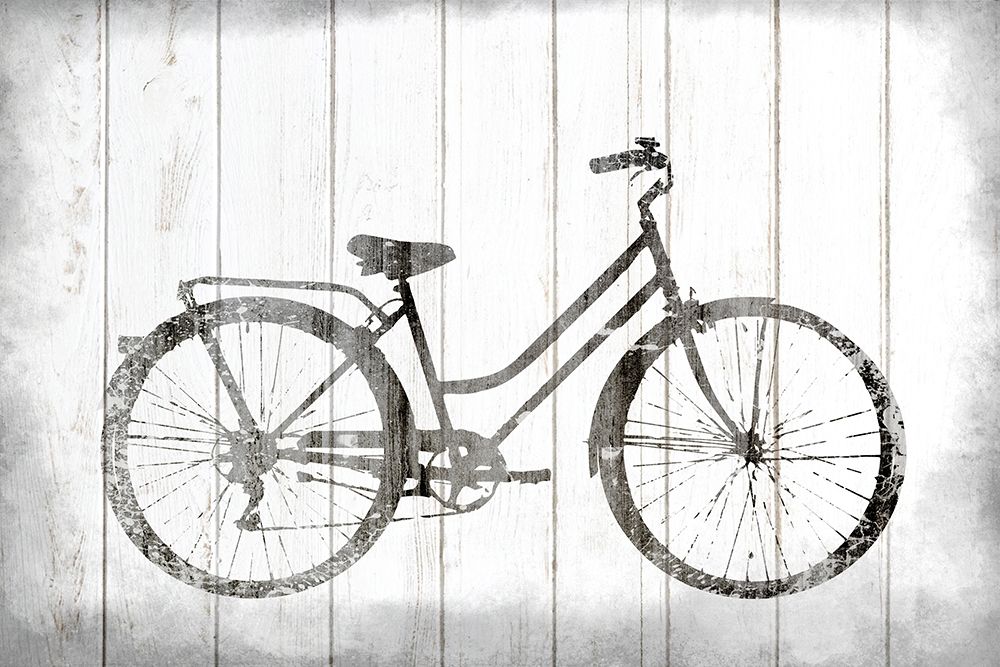 Vintage Bike v5 art print by Kimberly Allen for $57.95 CAD