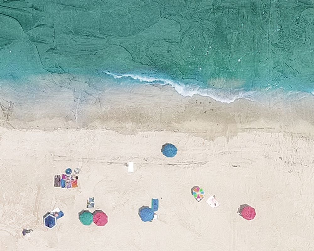 Aerial Beach 1 art print by Kimberly Allen for $57.95 CAD