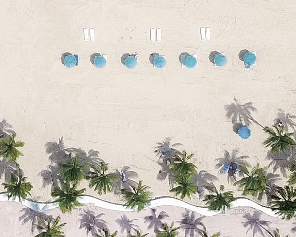 Aerial Beach 4 art print by Kimberly Allen for $57.95 CAD