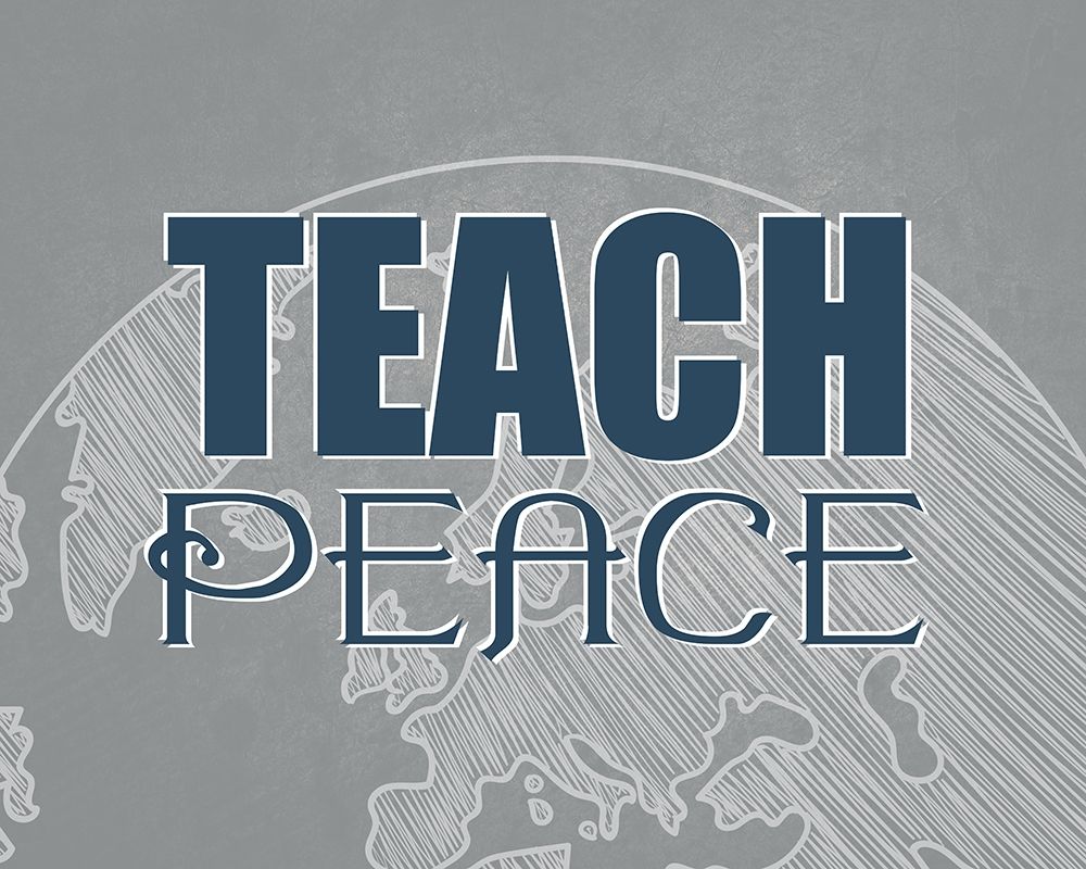 Teach Peace art print by Kimberly Allen for $57.95 CAD