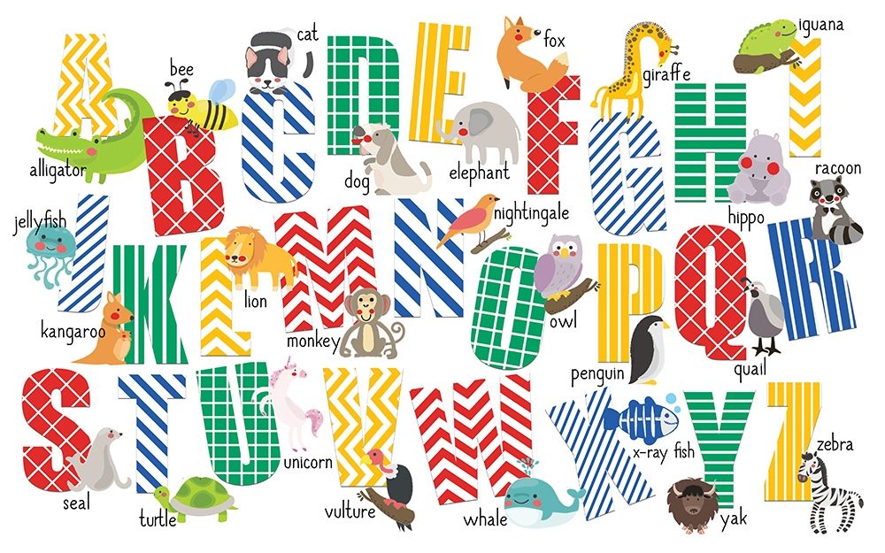 ABCs Animals art print by Kimberly Allen for $57.95 CAD