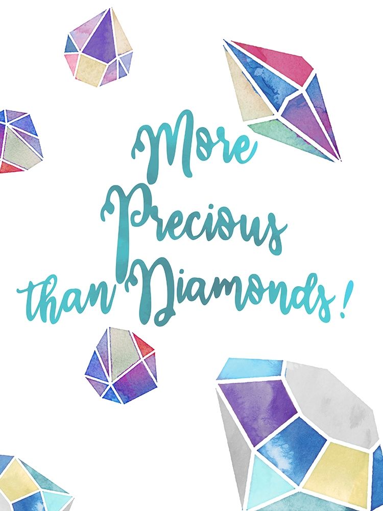 More Precious than Diamonds art print by Kimberly Allen for $57.95 CAD
