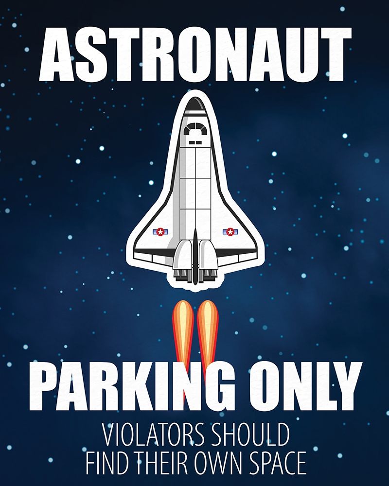Astronaut Parking art print by Kimberly Allen for $57.95 CAD