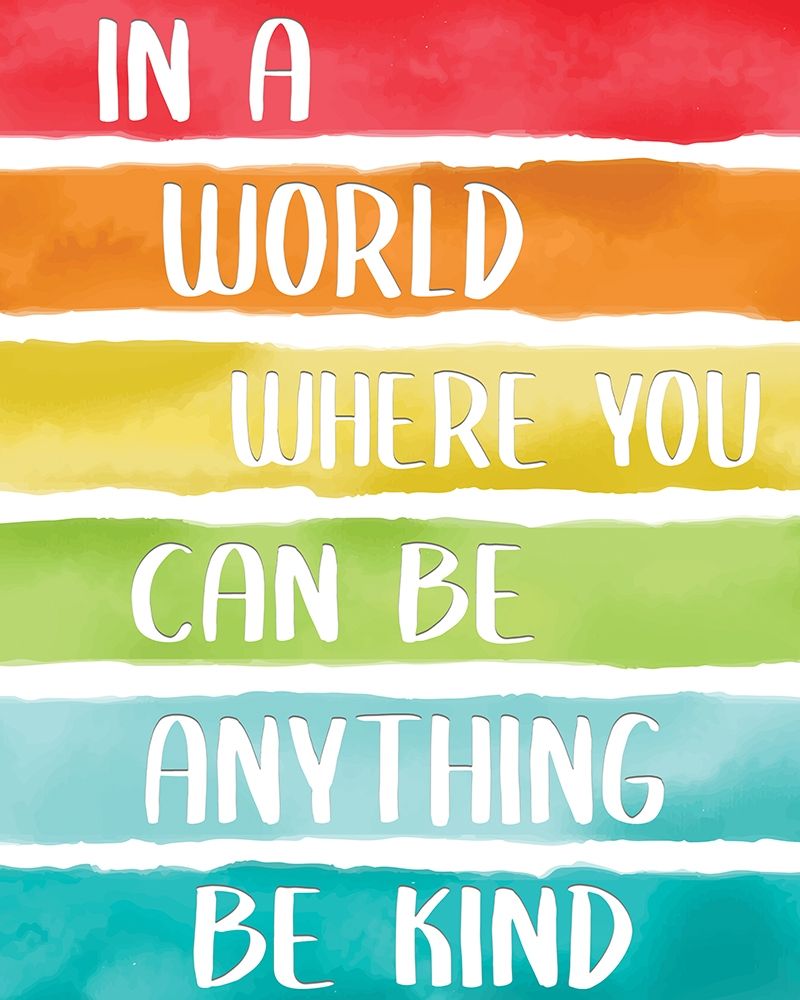 In A World Rainbow art print by Kimberly Allen for $57.95 CAD