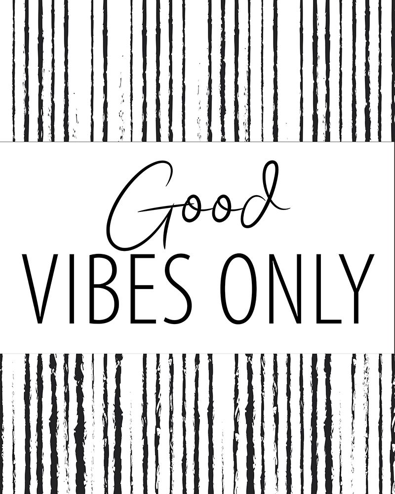 Good Vibes Stripes art print by Kimberly Allen for $57.95 CAD