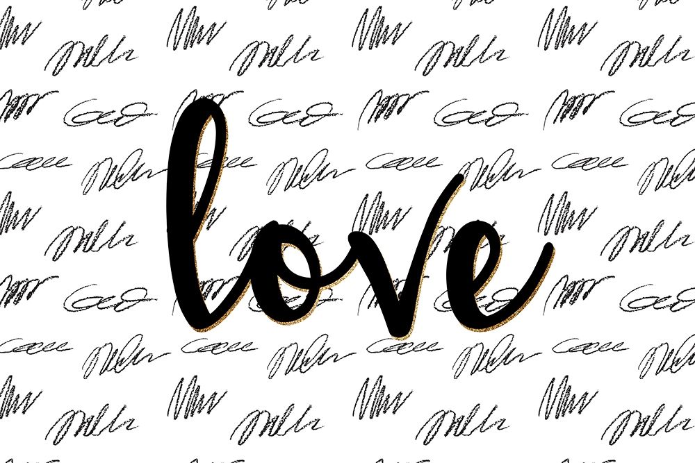 Love Scribbles art print by Kimberly Allen for $57.95 CAD