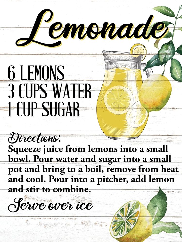 Lemonade art print by Kimberly Allen for $57.95 CAD