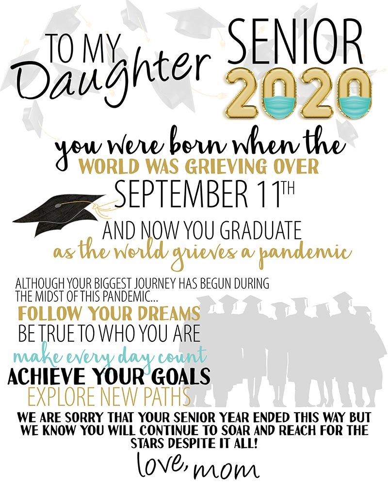 Senior 2020 Daughter 2 art print by Kimberly Allen for $57.95 CAD