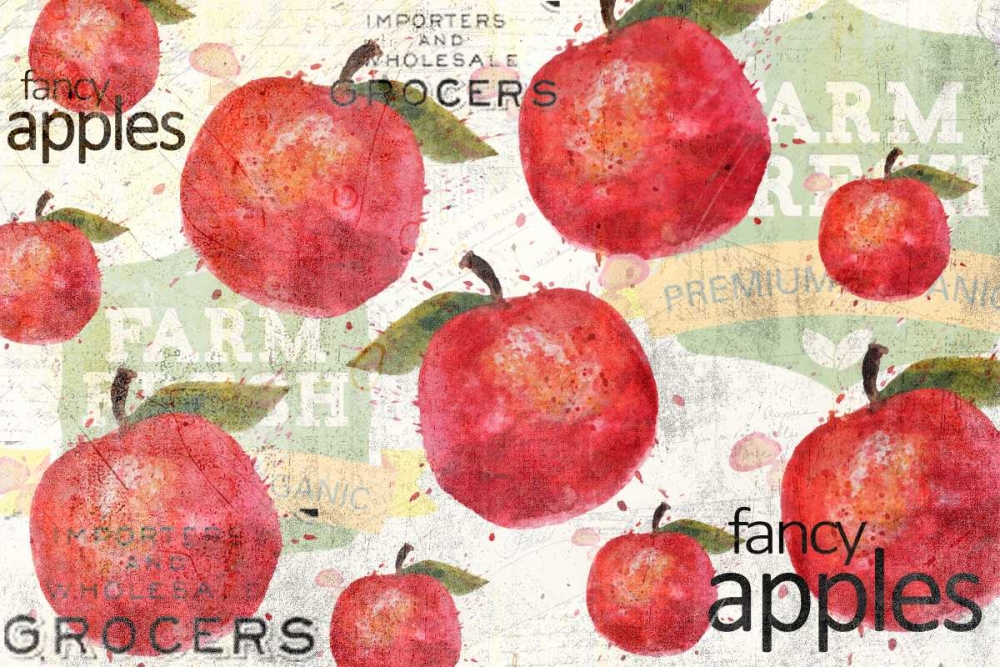 Fancy Apple art print by Kimberly Allen for $57.95 CAD