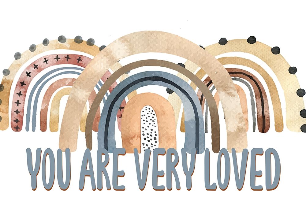 You are Loved Rainbow art print by Kimberly Allen for $57.95 CAD