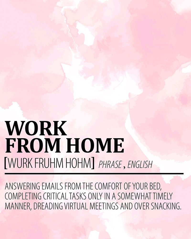 Work from Home art print by Kimberly Allen for $57.95 CAD