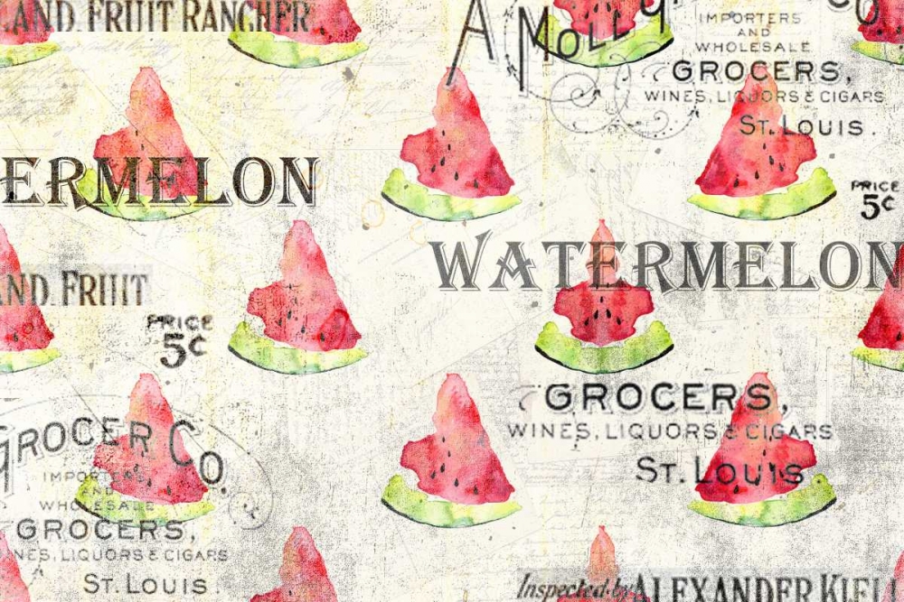 Watermelon Summer 2 art print by Kimberly Allen for $57.95 CAD