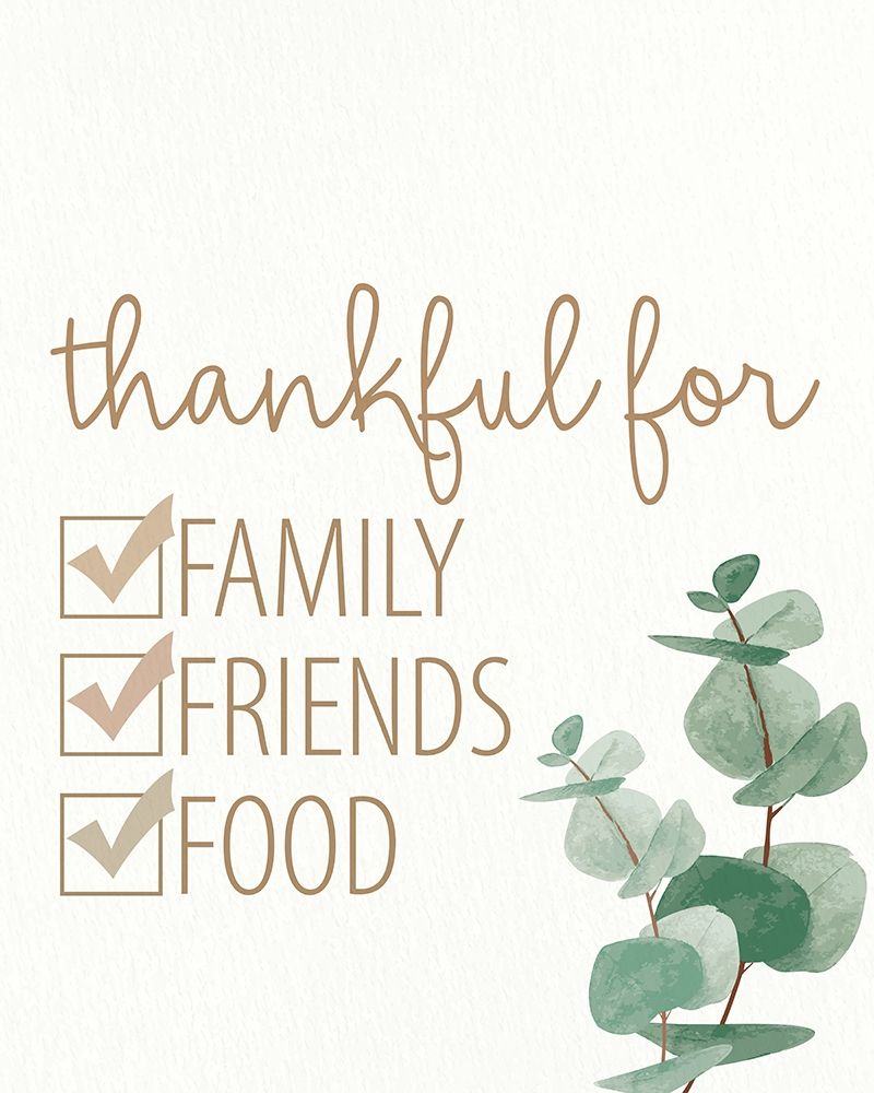 Thankful For art print by Kimberly Allen for $57.95 CAD