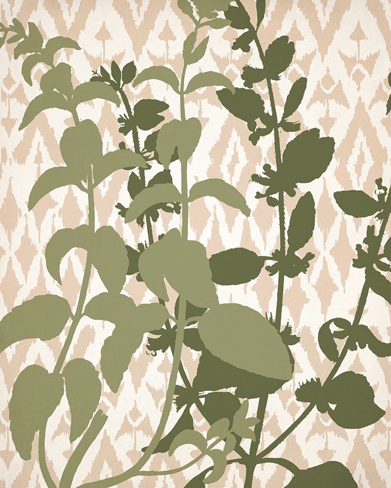 Ikat Botanical 2 art print by Kimberly Allen for $57.95 CAD