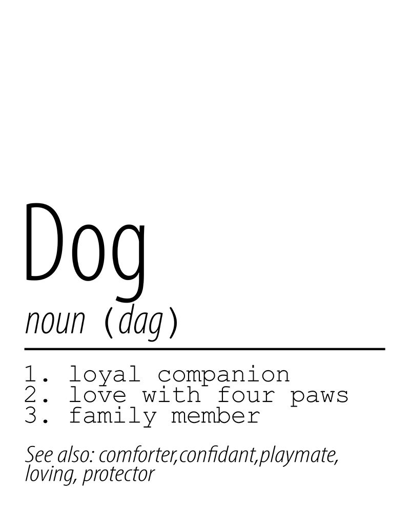 Dog Noun art print by Kimberly Allen for $57.95 CAD