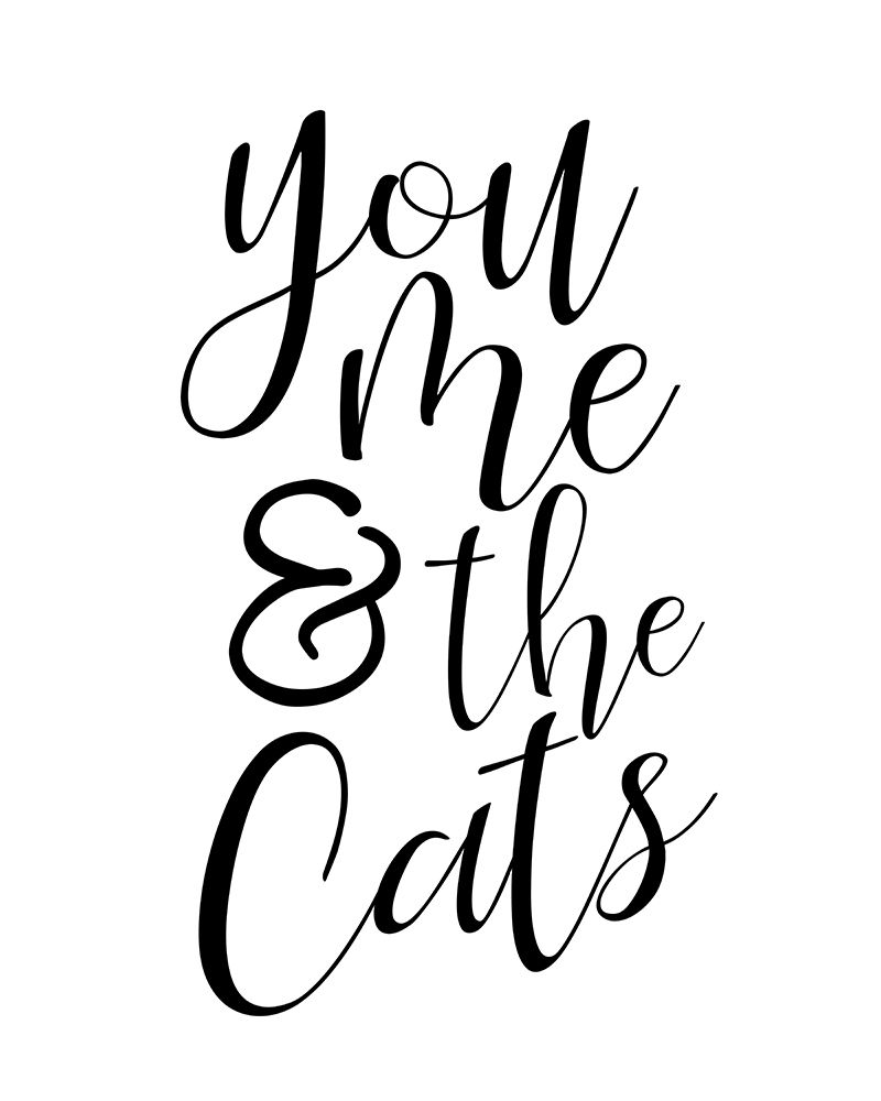 You Me Cats art print by Kimberly Allen for $57.95 CAD