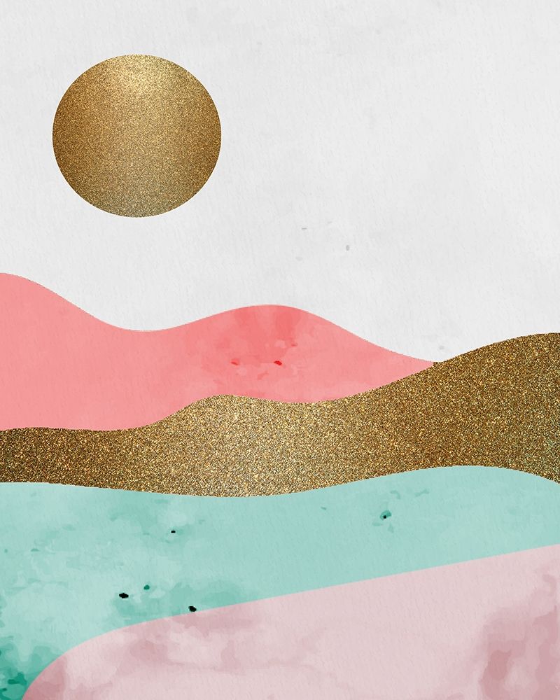 Glitter Landscape 1 art print by Kimberly Allen for $57.95 CAD