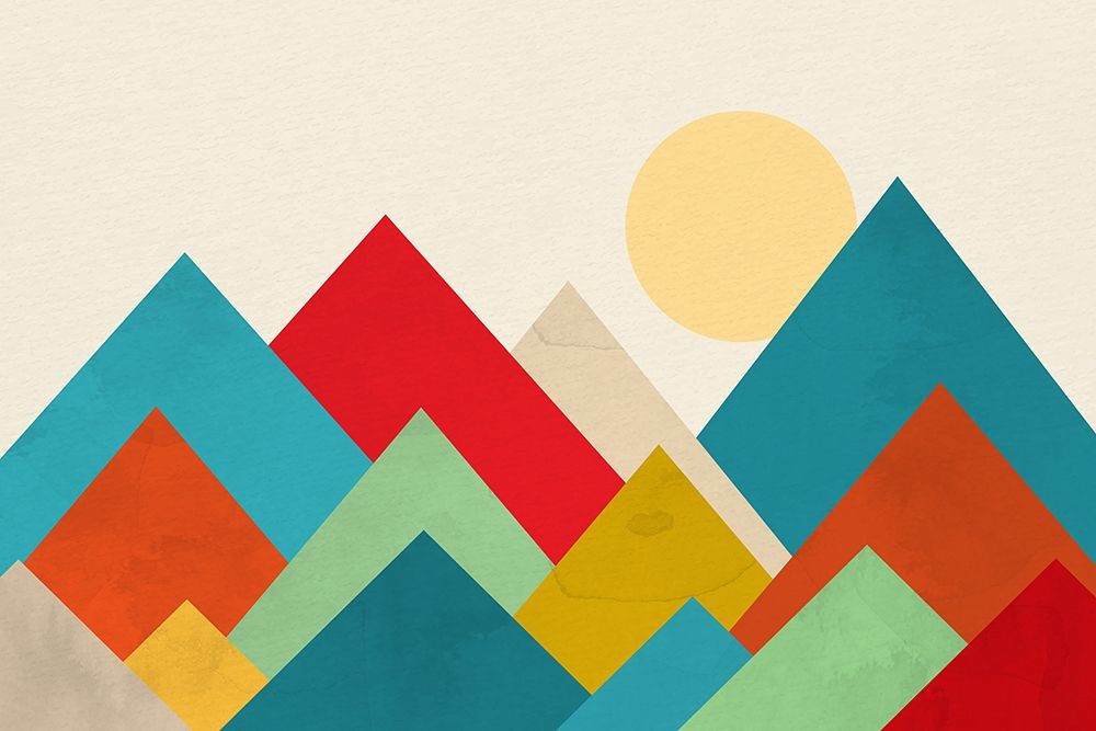 Mountain Range 2 art print by Kimberly Allen for $57.95 CAD