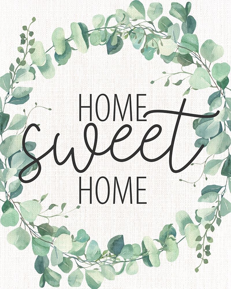 Home Sweet Home Wreath art print by Kimberly Allen for $57.95 CAD