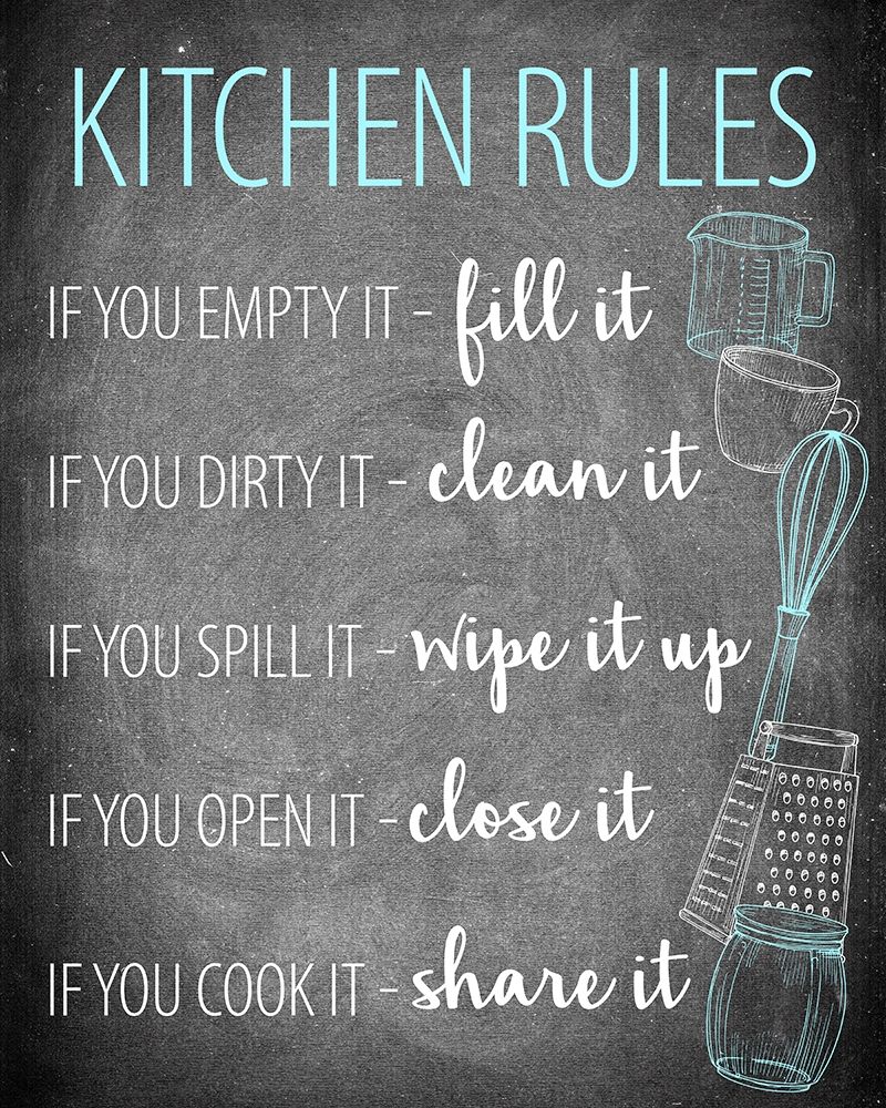 Kitchen Rules art print by Kimberly Allen for $57.95 CAD