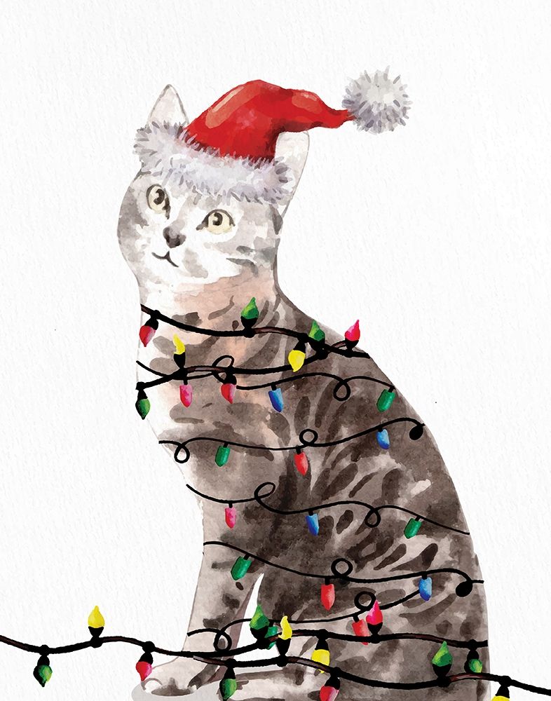 Kitten Lights 2 art print by Kimberly Allen for $57.95 CAD