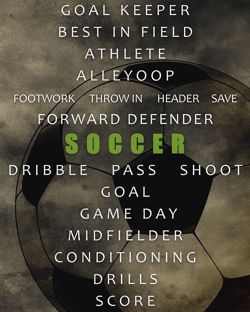 Soccer art print by Kimberly Allen for $57.95 CAD