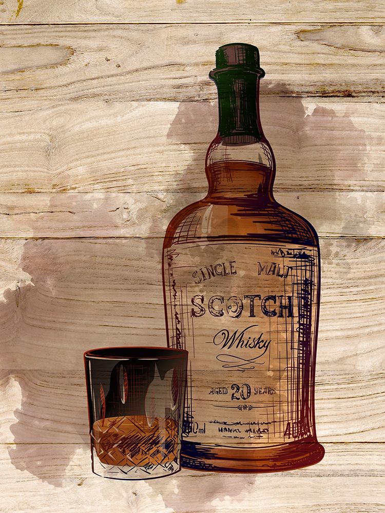 Whiskey 2 art print by Kimberly Allen for $57.95 CAD