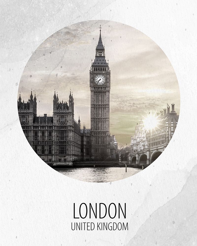 London UK art print by Kimberly Allen for $57.95 CAD