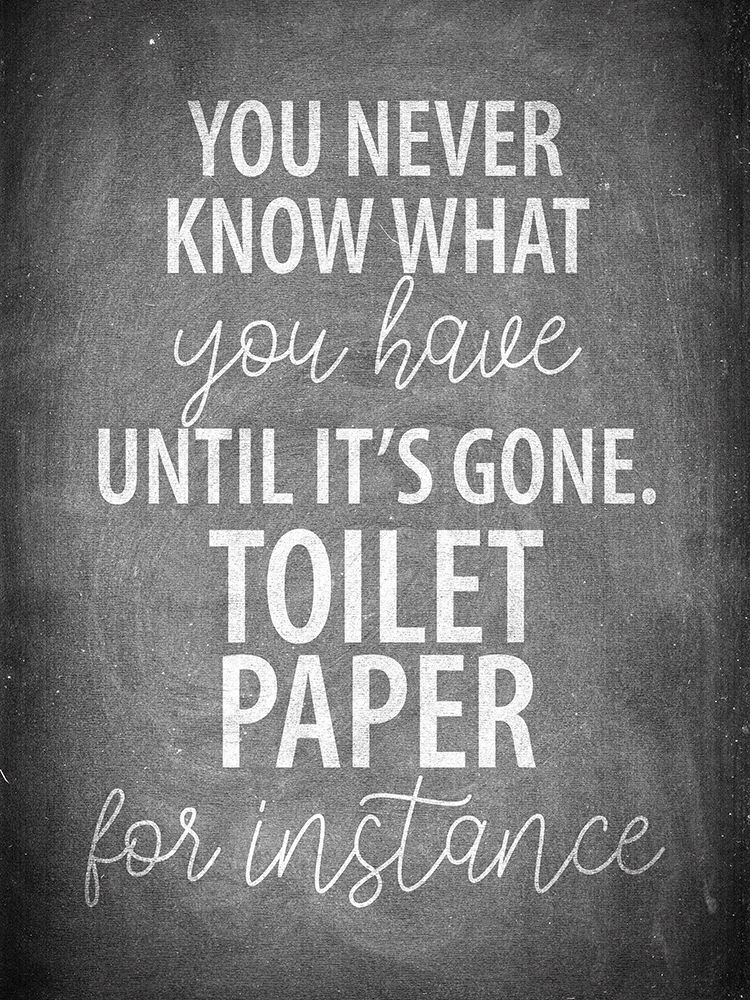 Bathroom Chalkboard 5 art print by Kimberly Allen for $57.95 CAD