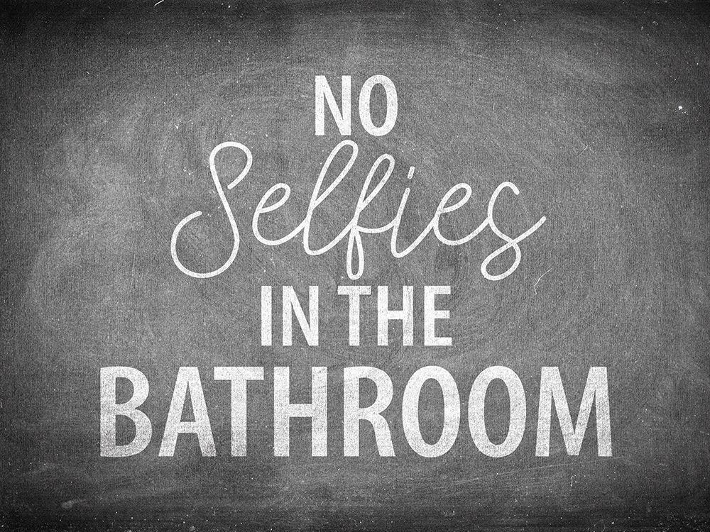 Bathroom Chalkboard 6 art print by Kimberly Allen for $57.95 CAD
