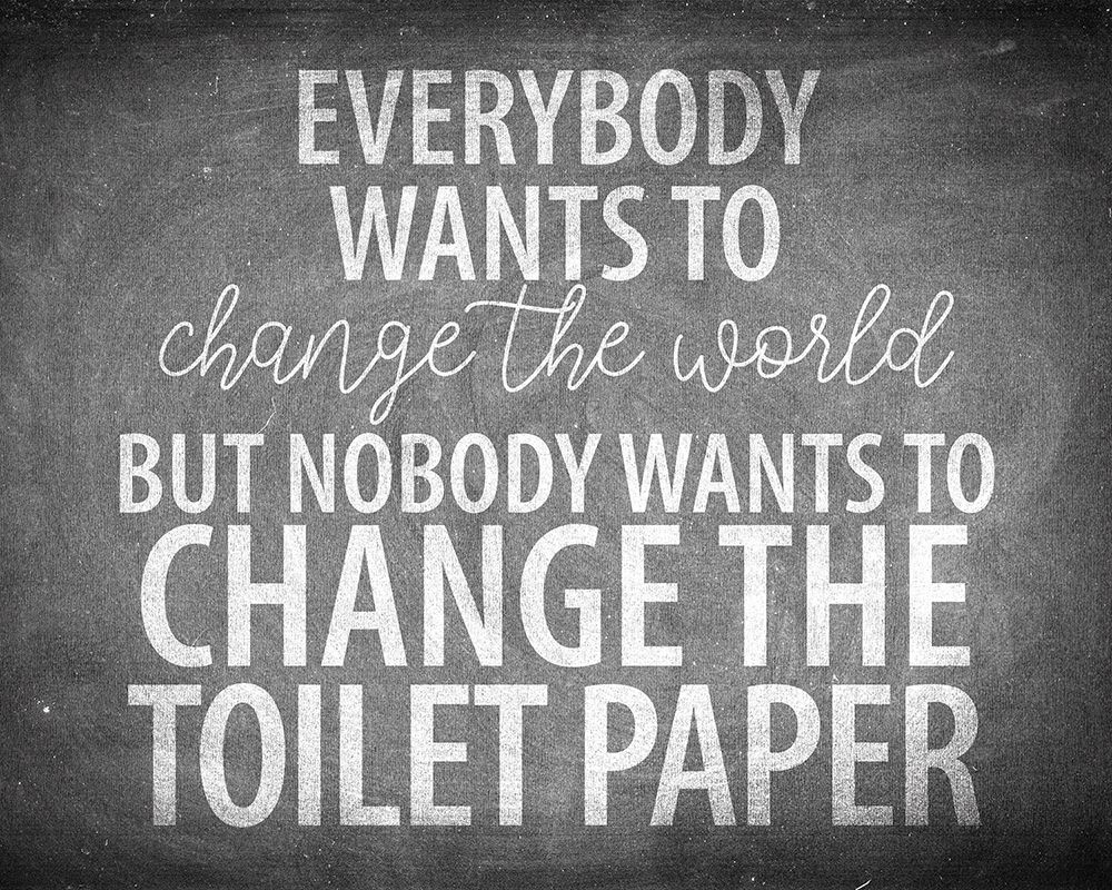 Bathroom Chalkboard 6 art print by Kimberly Allen for $57.95 CAD